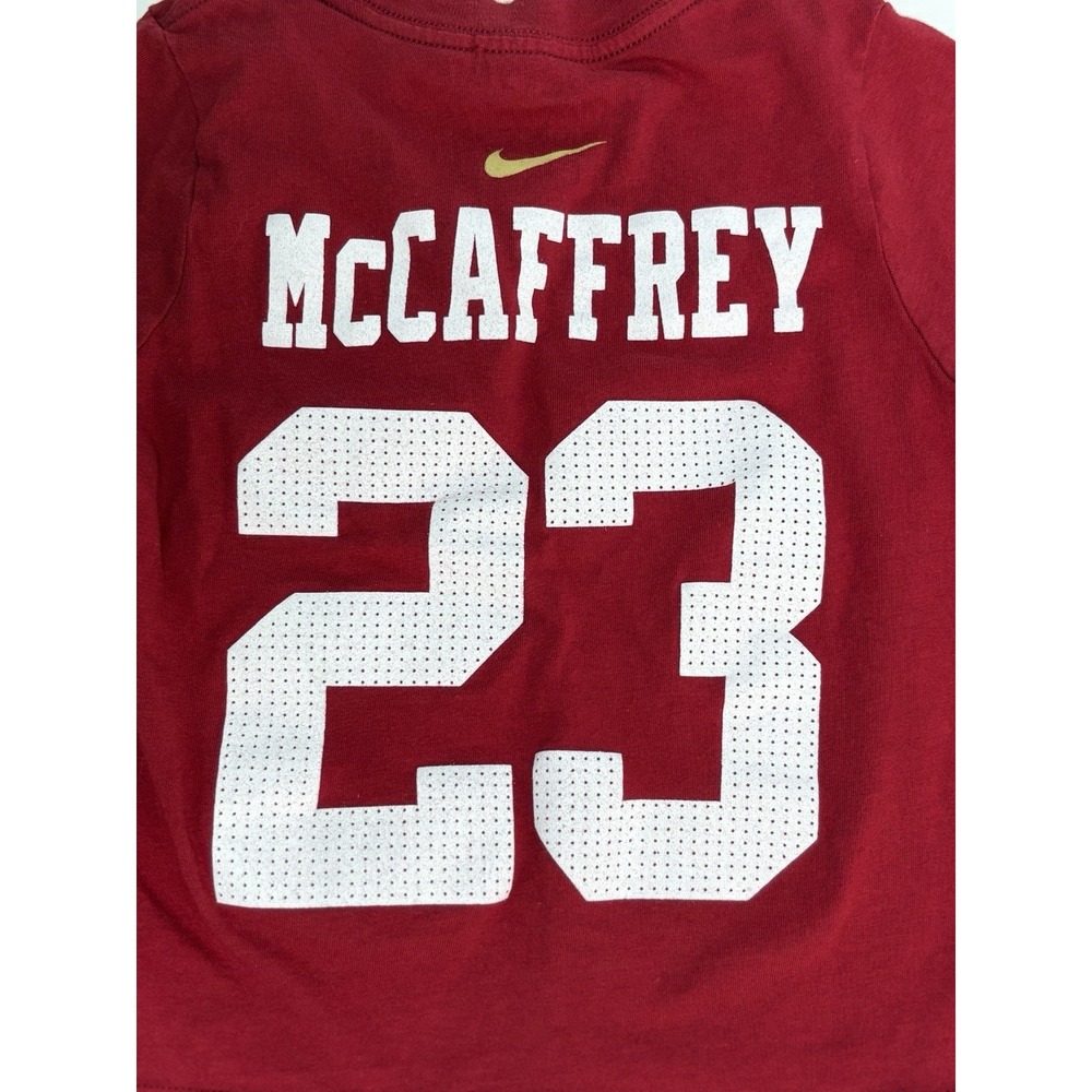 49er 3T Christian McCaffrey Toddler Jersey Red #32 Nike NFL San Francisco - Picture 6 of 7